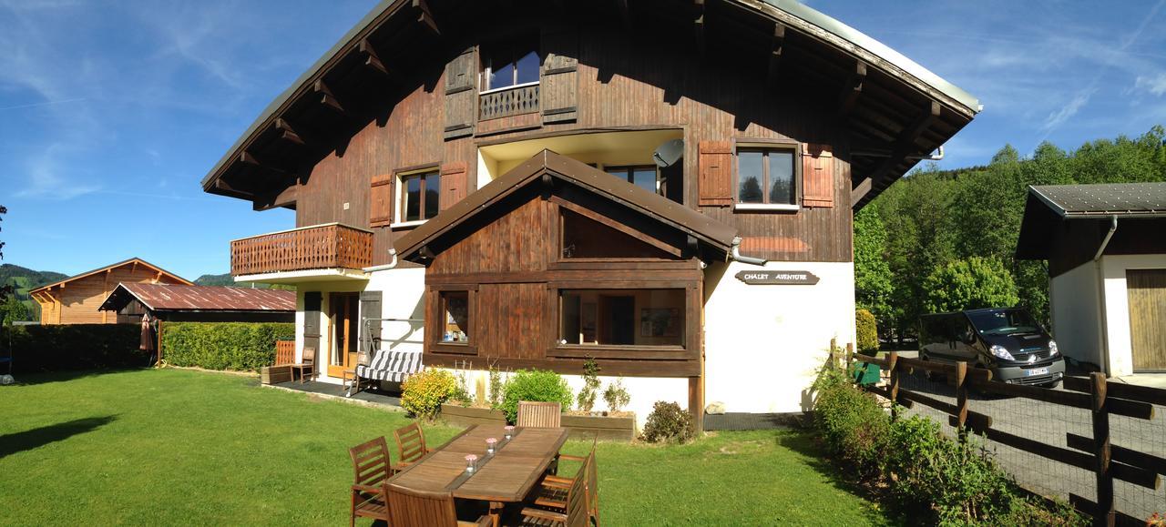 Chalet Aventure B&B Les Gets Exteriör bild